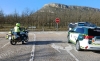 Un dispositivo de la Guardia Civil en un cruce de la N-234. /SdG