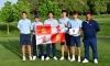 López (3º dcha.) con la expedición castellanoleonesa. /CGS