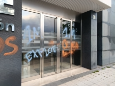 Una de las pintadas. /CEOE CyL