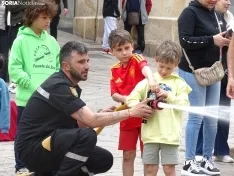 Una imagen del acto de la UME hoy en Soria. /PC