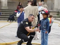 Una imagen del acto de la UME hoy en Soria. /PC