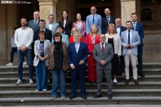 Toma de posesión de Javier Antón como alcalde de Soria. 