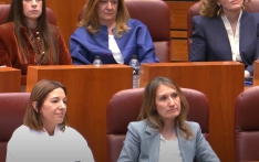 Rocío Lucas durante la sesión constitutiva.