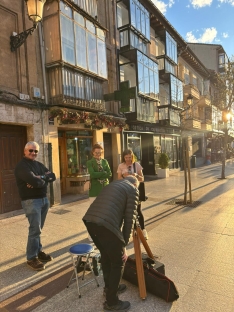Distintas imágenes de los participantes en la actividad celebrada ayer.