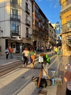Distintas imágenes de los participantes en la actividad celebrada ayer.