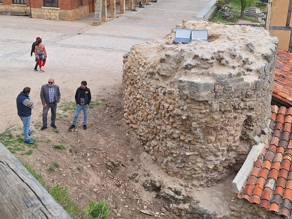 Luz, estabilidad y conservación: así se ha transformado el torreón del castillo de Calatañazor