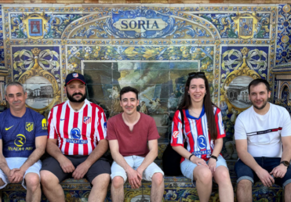 El aficionado colchonero que se hizo 2230 kilómetros para ver la final de la Copa del Rey en Sevilla