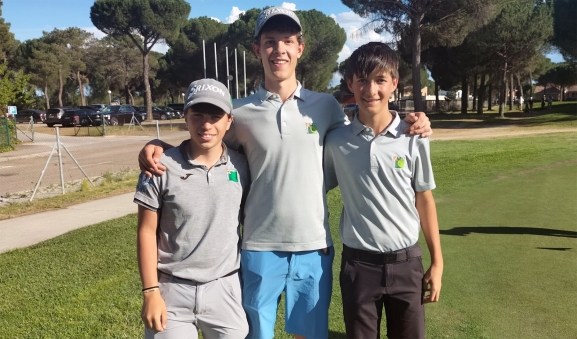Enzo Jiménez, subcampeón infantil, firma el mejor resultado para el Club de Golf Soria en el Campeonato Juvenil de Castilla y León