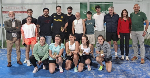 Campeones del Interpueblos de Pádel 2026 en Almazán