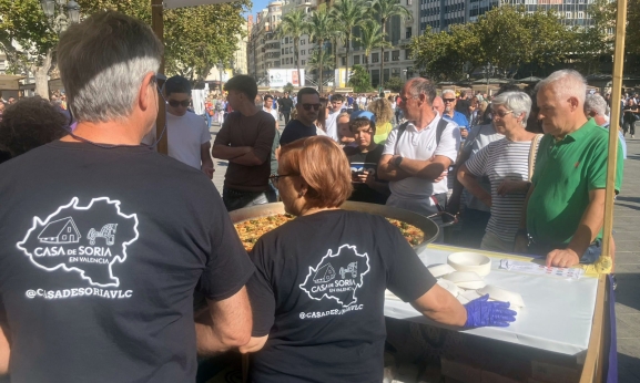 El Torrezno de Soria protagoniza la gran fiesta del arroz en Valencia
