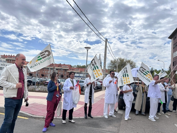 El paro médico tensiona consultas y quirófanos en Soria por encima de la media regional