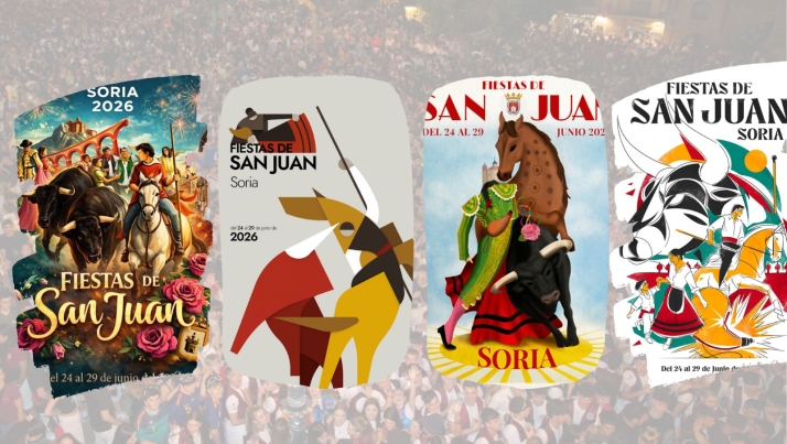 Estos son los cuatro carteles finalistas para San Juan 2026