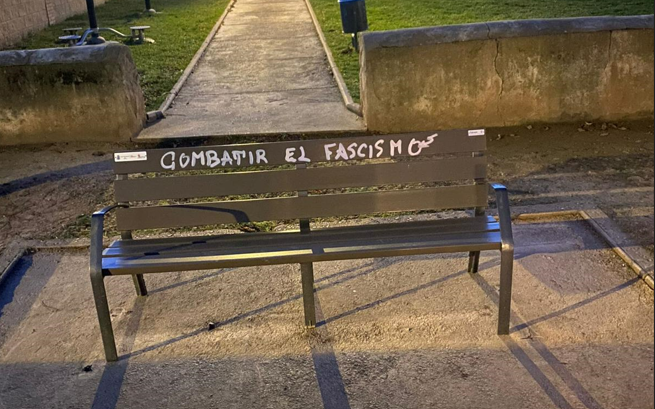 De Palestina Libre a consignas Antifa: el Parque de la Dehesa de Ágreda, diana de pintadas políticas
