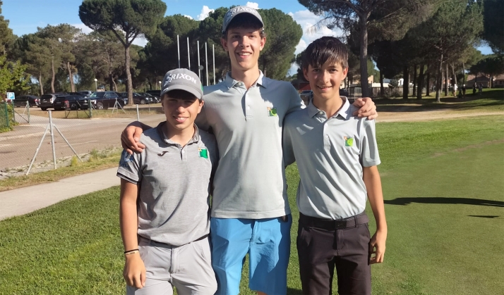 Enzo Jiménez, subcampeón infantil, firma el mejor resultado para el Club de Golf Soria en el Campeonato Juvenil de Castilla y León