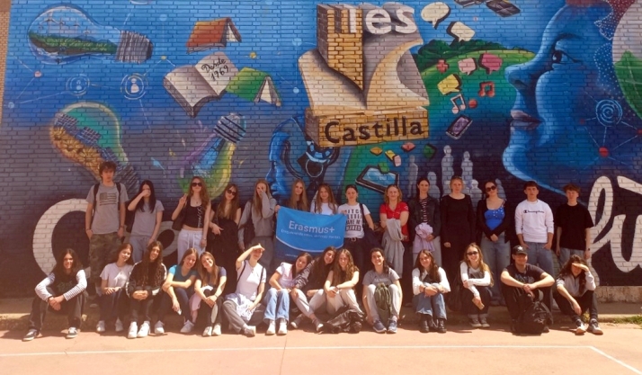 De Polonia a Soria: El IES Castilla abre sus aulas a medio centenar de europeos