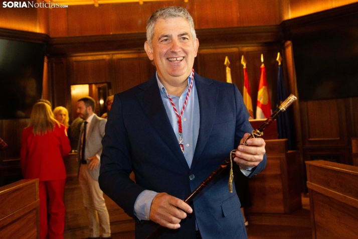 Javier Antón, nuevo alcalde de Soria