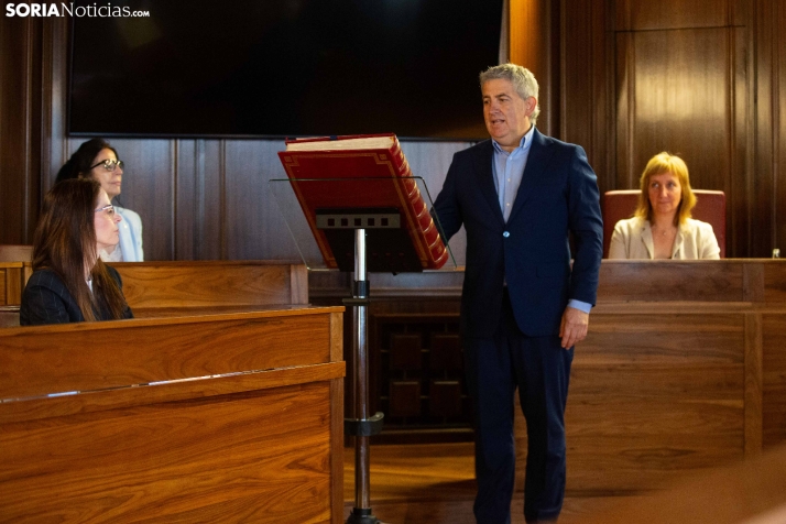 Javier Antón, nuevo alcalde de Soria