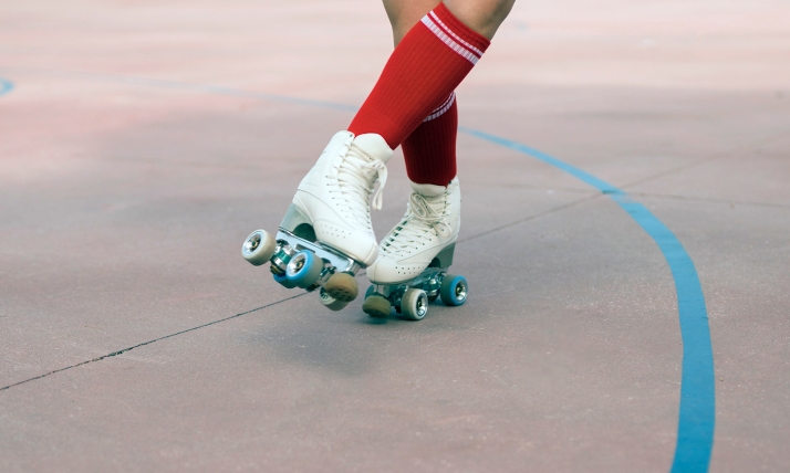 Cuatro sorianas en el Centro de Tecnificación de Patinaje