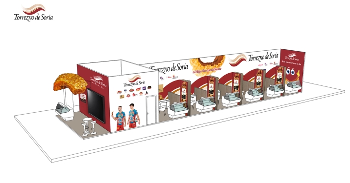 Un torrezno gigante en 3D coronará el mayor expositor soriano en el Salón Gourmets de Madrid