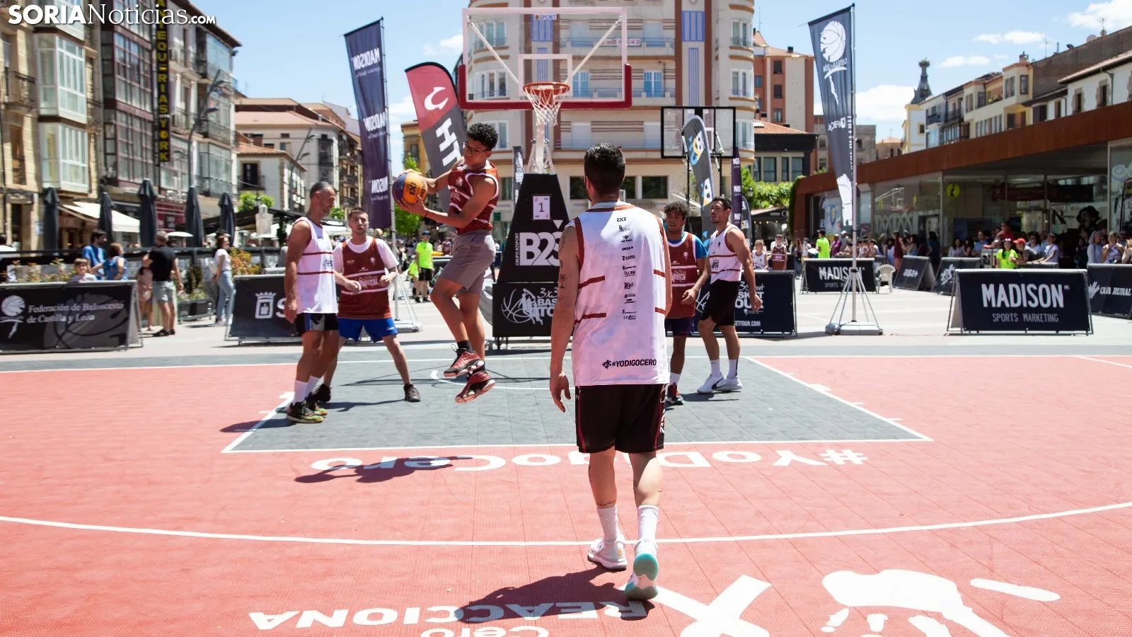 El 3X3 Basket Tour volverá a convertir el centro de Soria en una gran pista de baloncesto con 300 jugadores