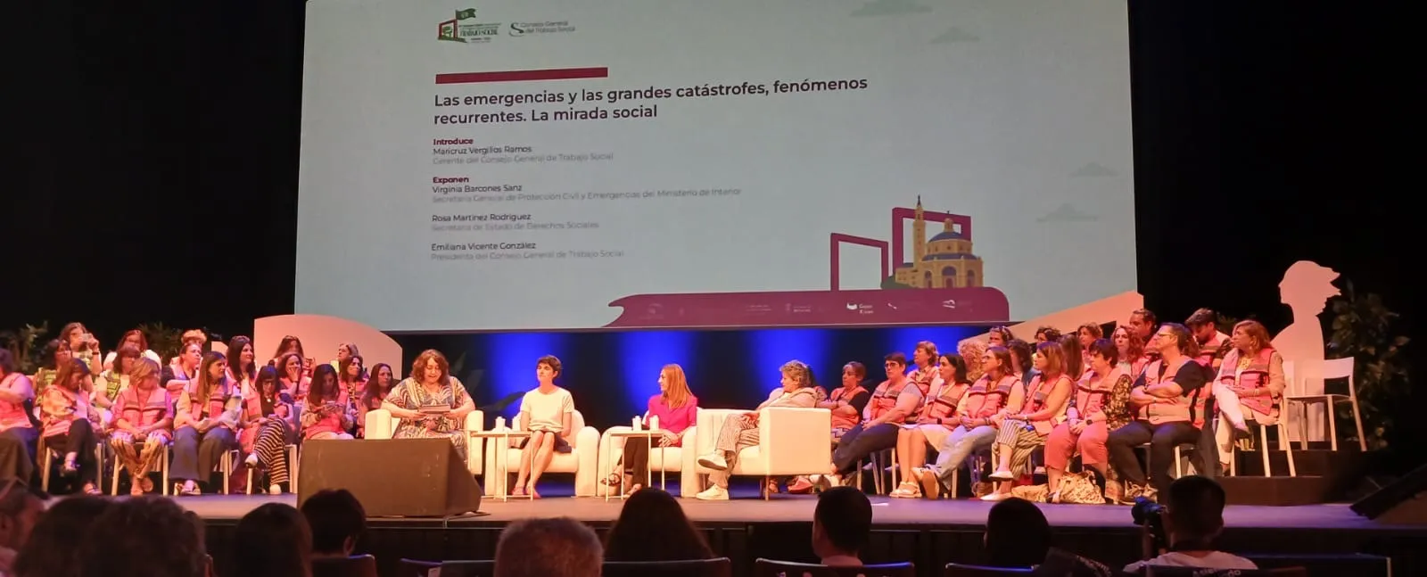 Trabajadoras sociales de Soria en el Congreso de Gijón