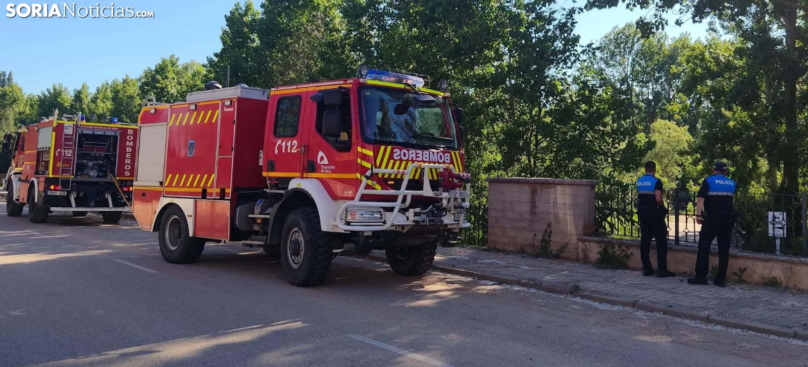 Dos conatos de incendio en Almazán 