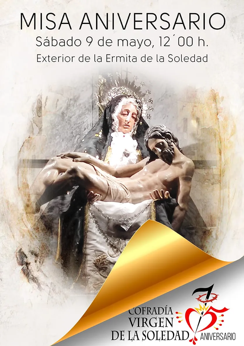 Foto 2 - La iglesia de San Francisco acoger&aacute; la misa de la Virgen de la Soledad si la lluvia impide el acto en la ermita