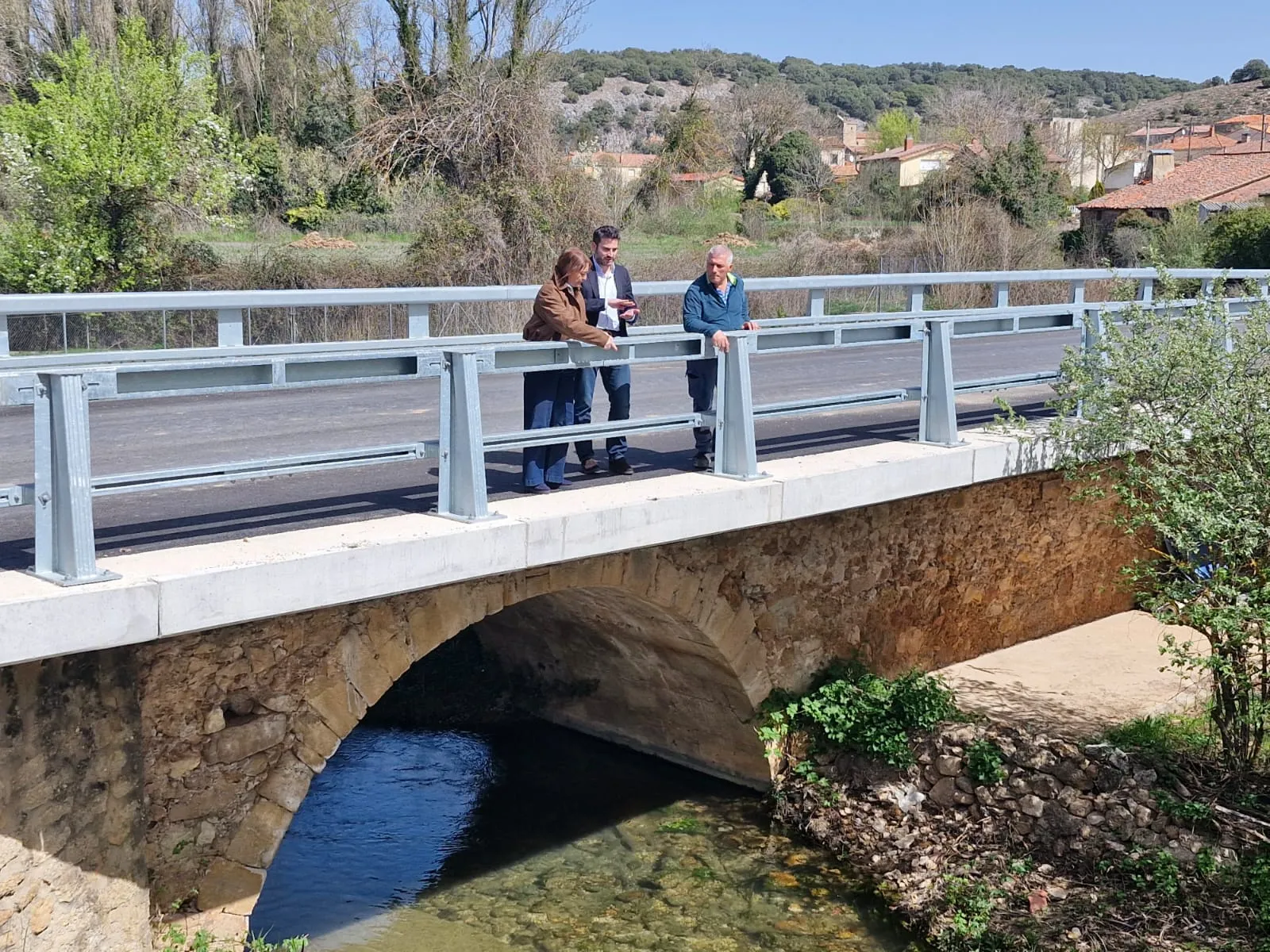 Foto 2 - La Diputaci&oacute;n finaliza la reforma de la carretera de Quintana Redonda a Cuevas de Soria