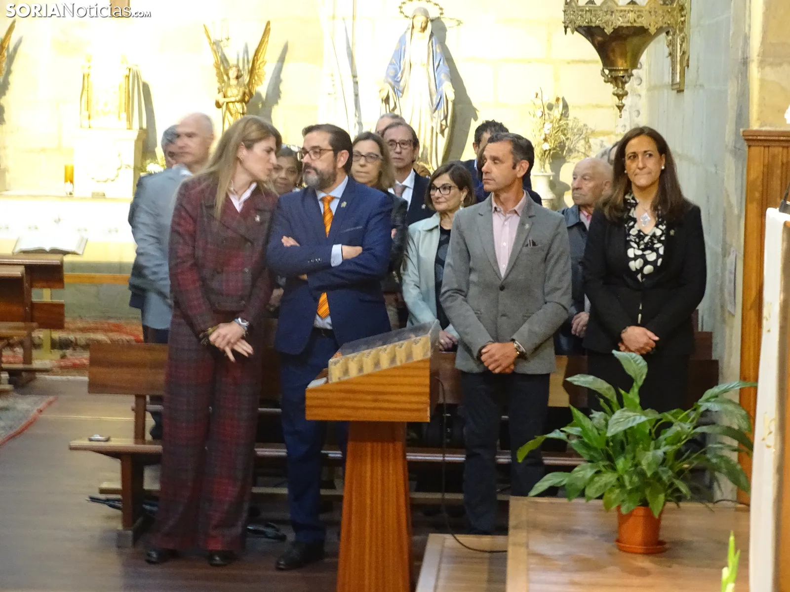 Una imagen del acto litúrgico este sábado. /PC
