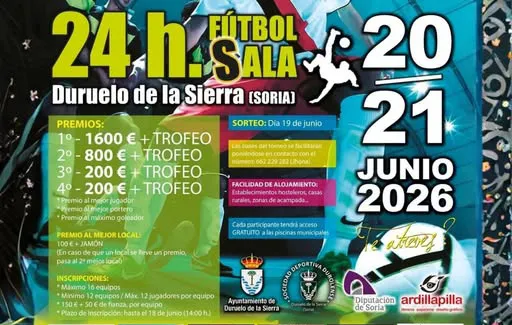 Torneo 24 horas fútbol sala en Duruelo de la Sierra