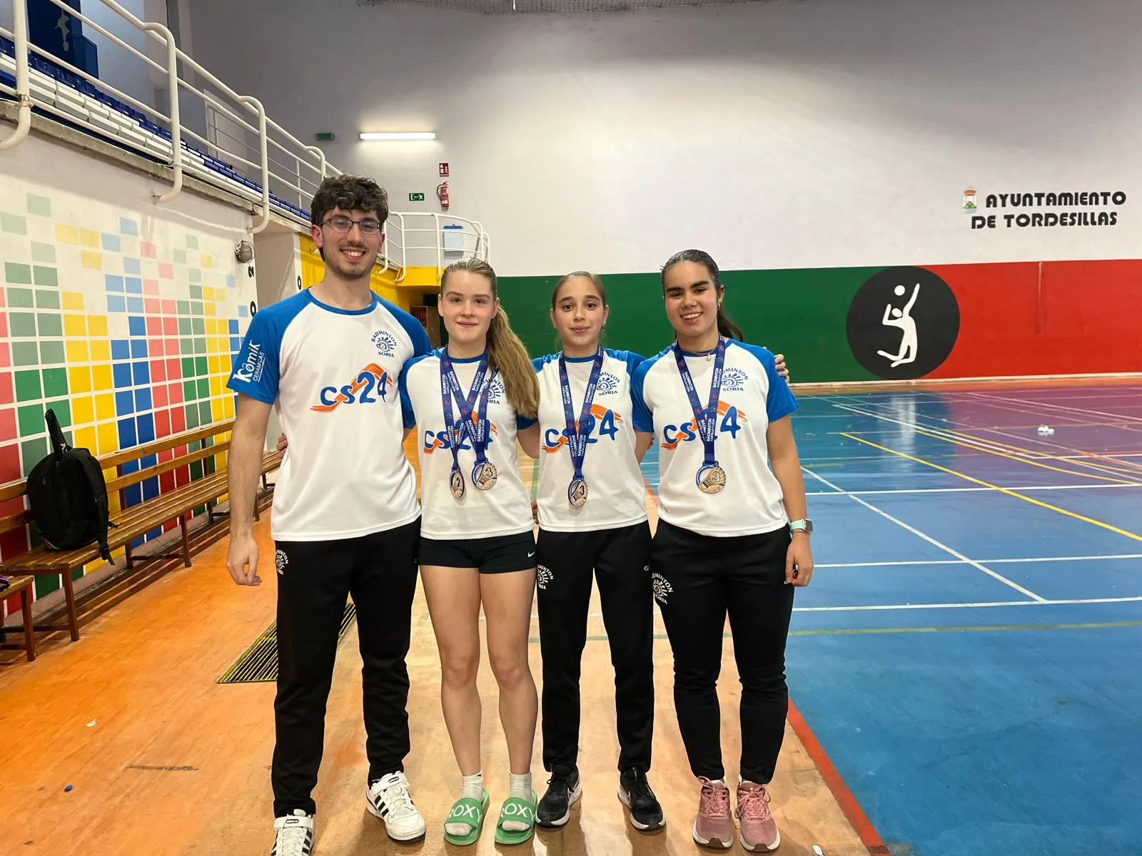 El Club Bádminton Soria-CS24 logra tres medallas en el Autonómico sub19