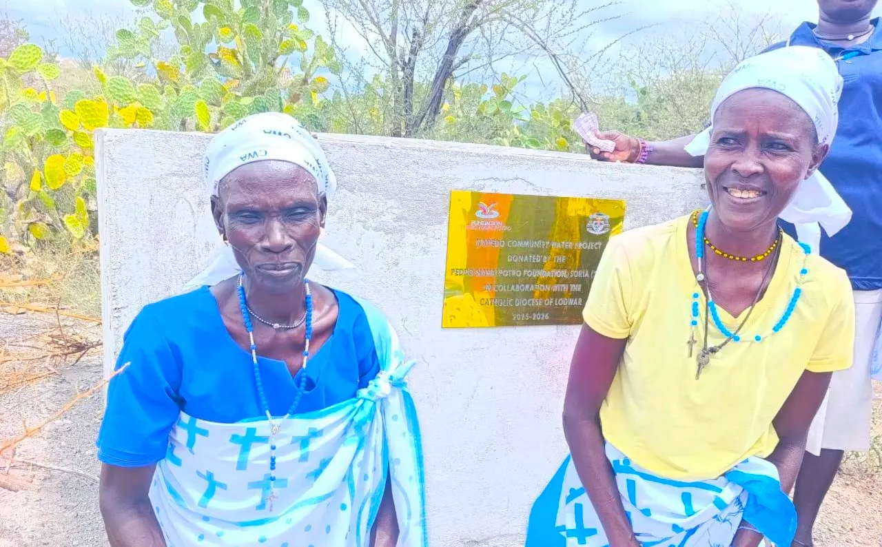 Foto 2 - Un nuevo sistema de bombeo solar impulsado por la Fundaci&oacute;n Pedro Navalpotro transforma la vida en Kapedo