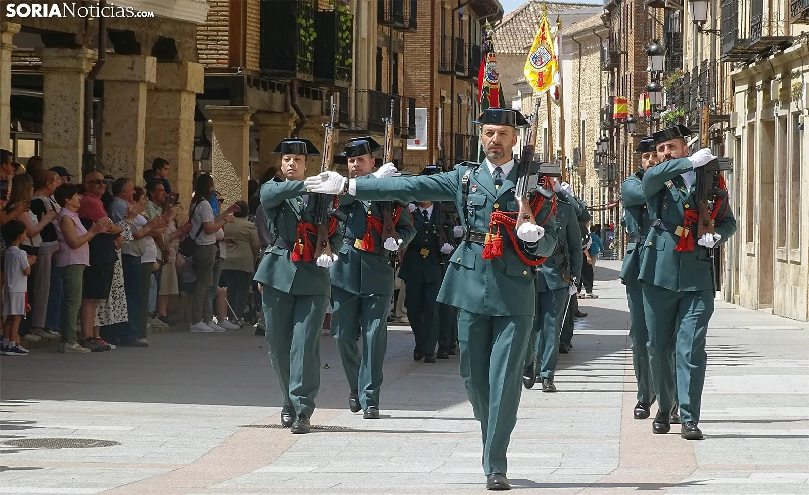 Un helicóptero y un desfile militar protagonizarán el homenaje a la Guardia Civil en Ágreda