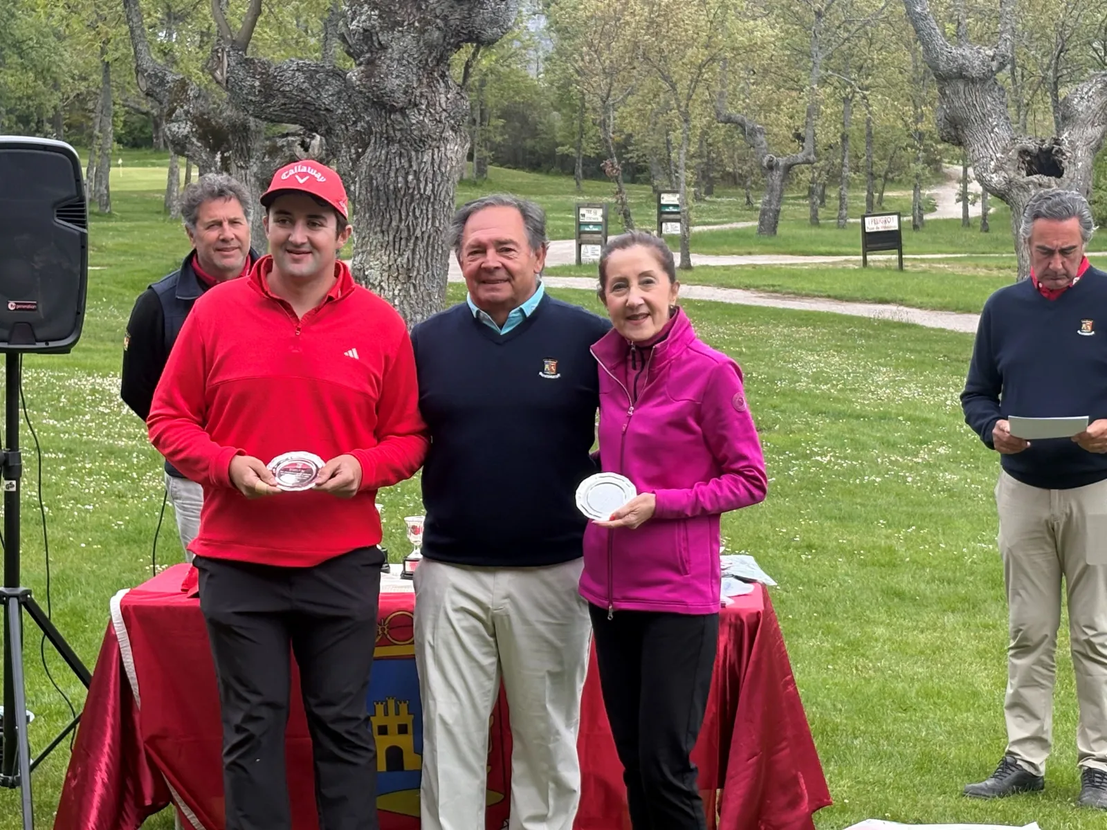 Hernáez y Ortiz, campeones de Dobles Mixtos en el Golf Soria