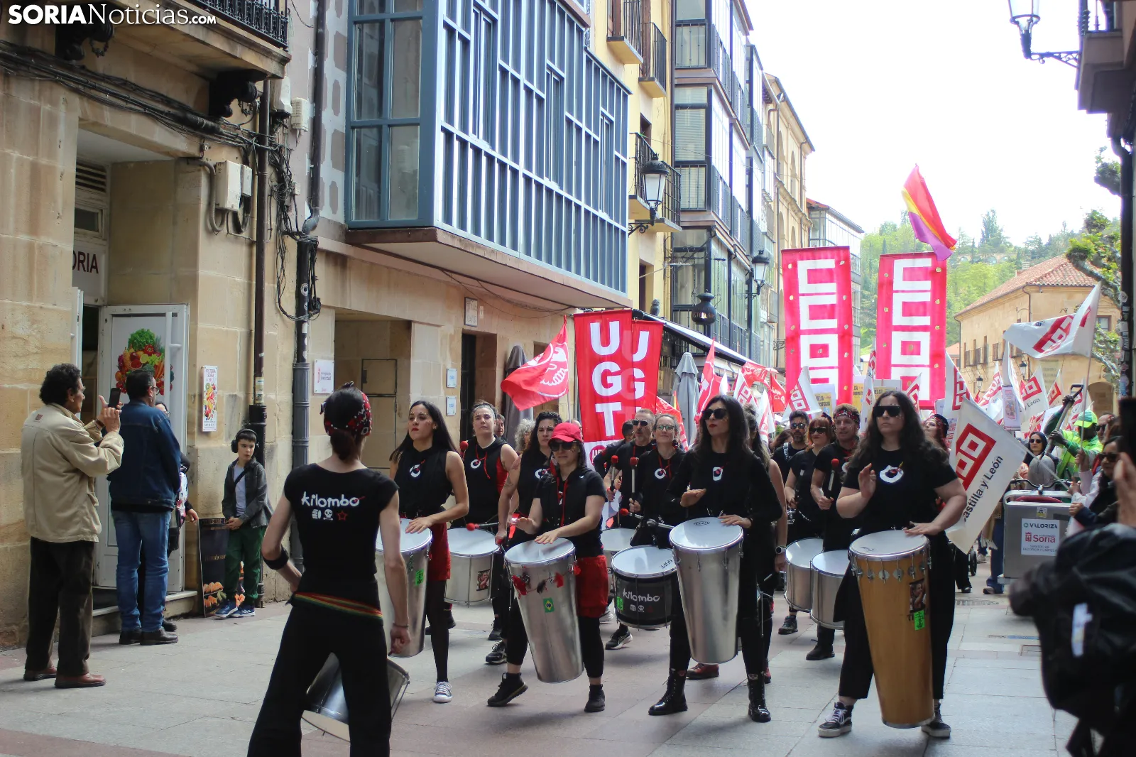Manifestación 1 de mayo en Soria