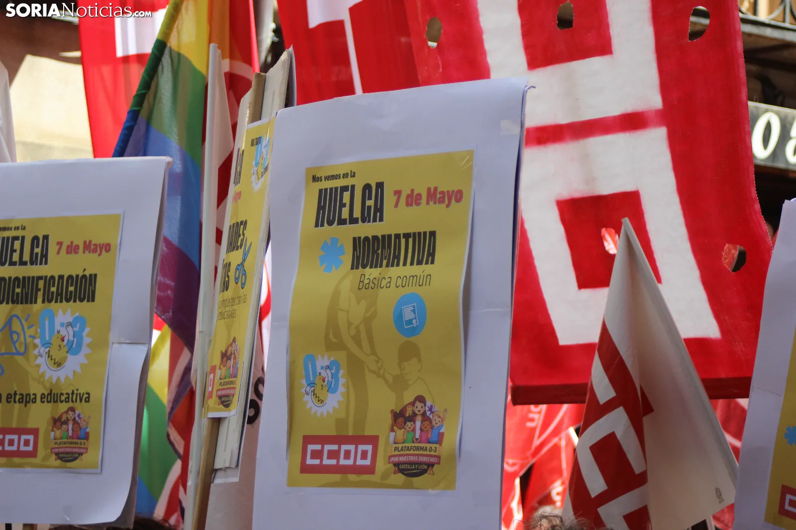 Manifestación 1 de mayo en Soria