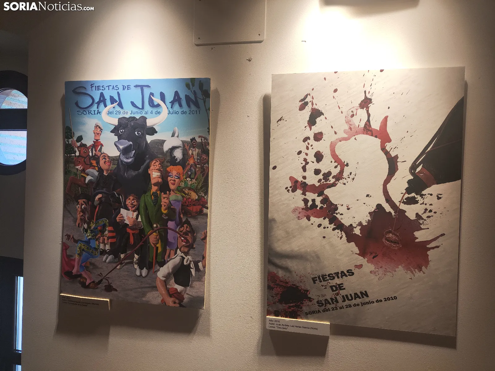 Foto 2 - Todos los carteles de San Juan, salvo el de 1960, en una exposici&oacute;n