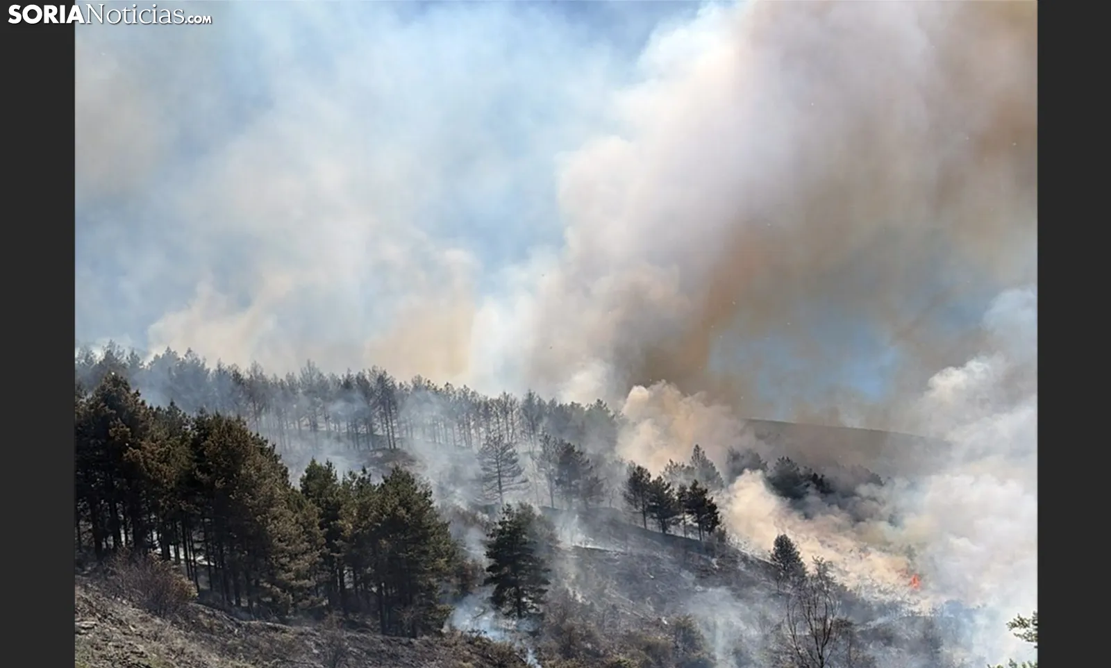 Una imagen del incendio. /SN