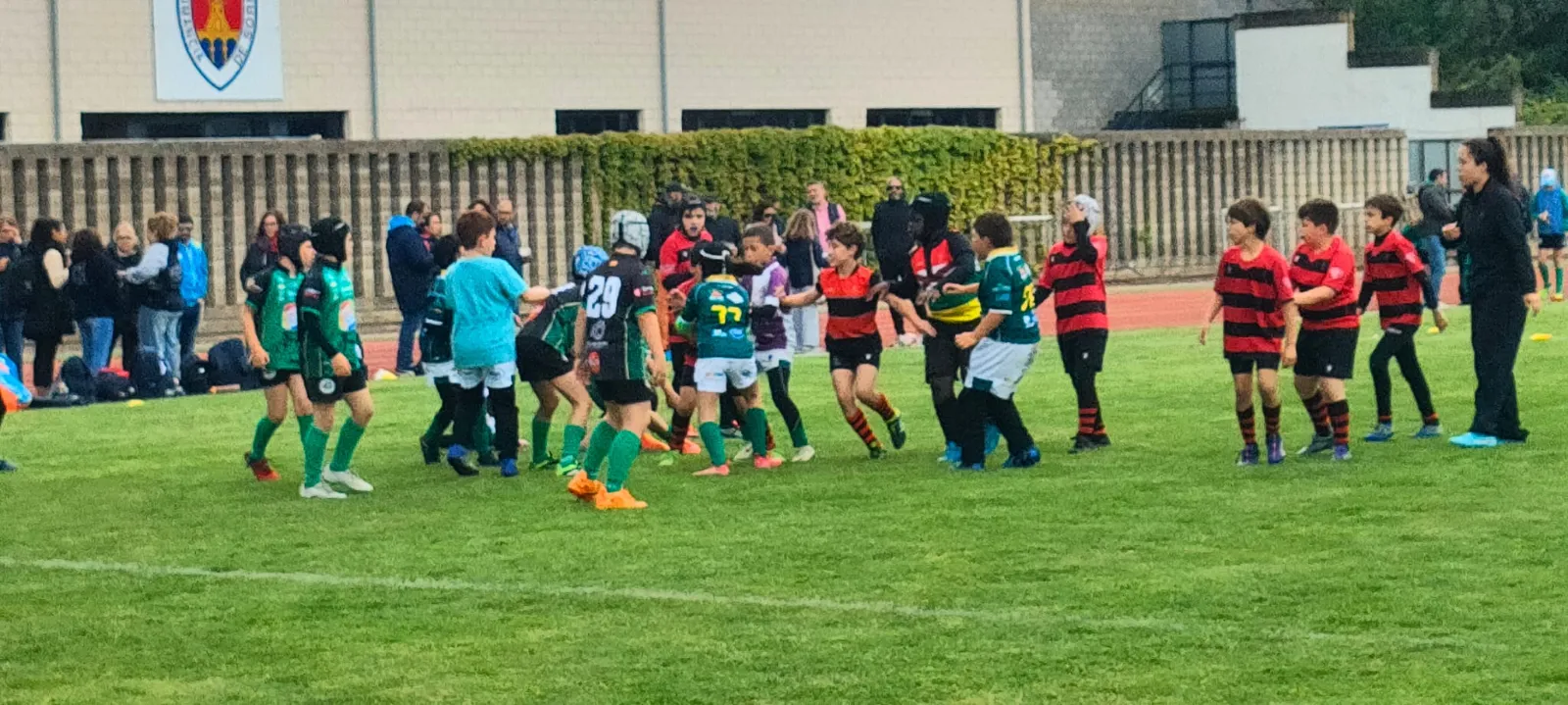 Foto 2 - El Ingenieros de Soria consolida su apuesta por la cantera con un multitudinario torneo de rugby base