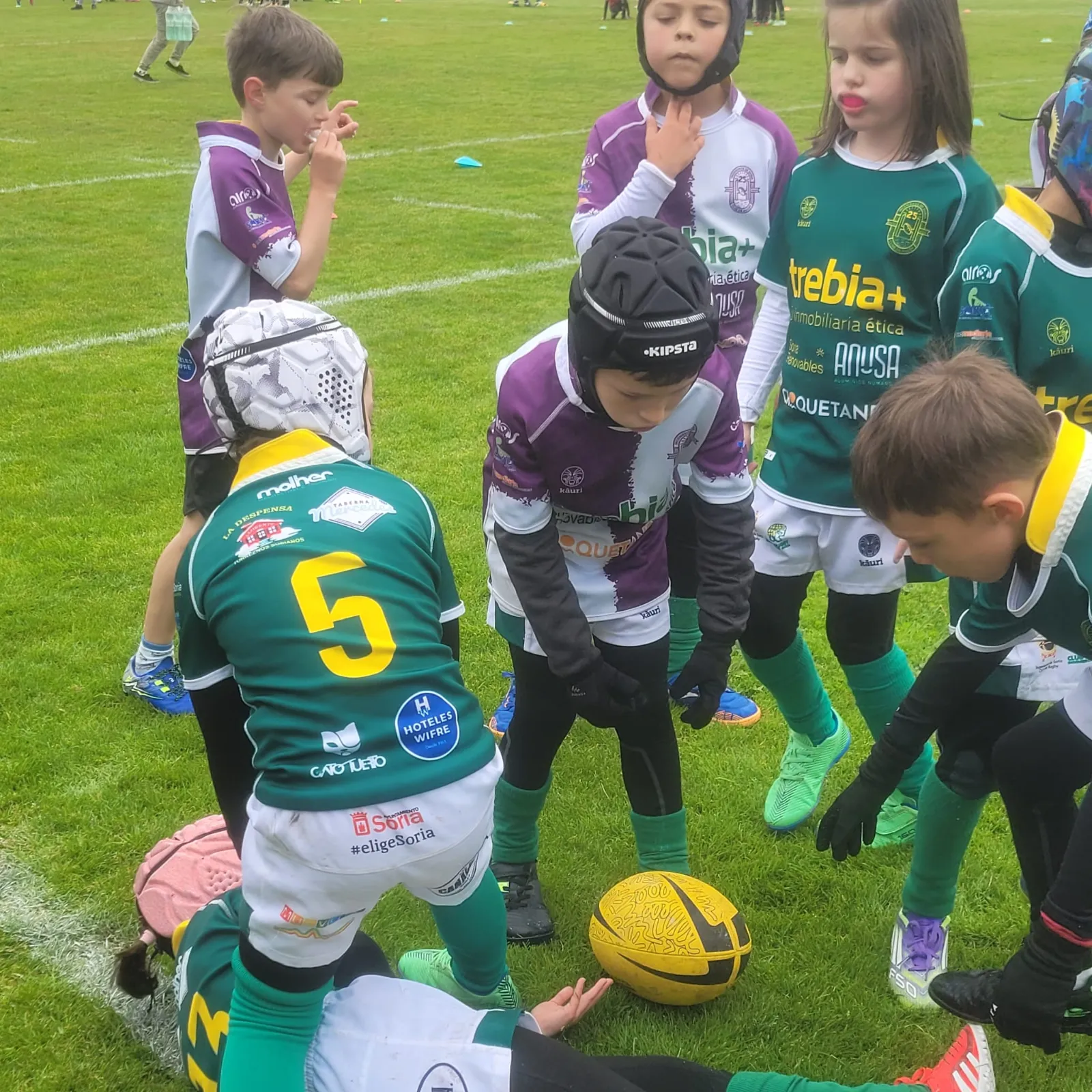 Foto 10 - El Ingenieros de Soria consolida su apuesta por la cantera con un multitudinario torneo de rugby base