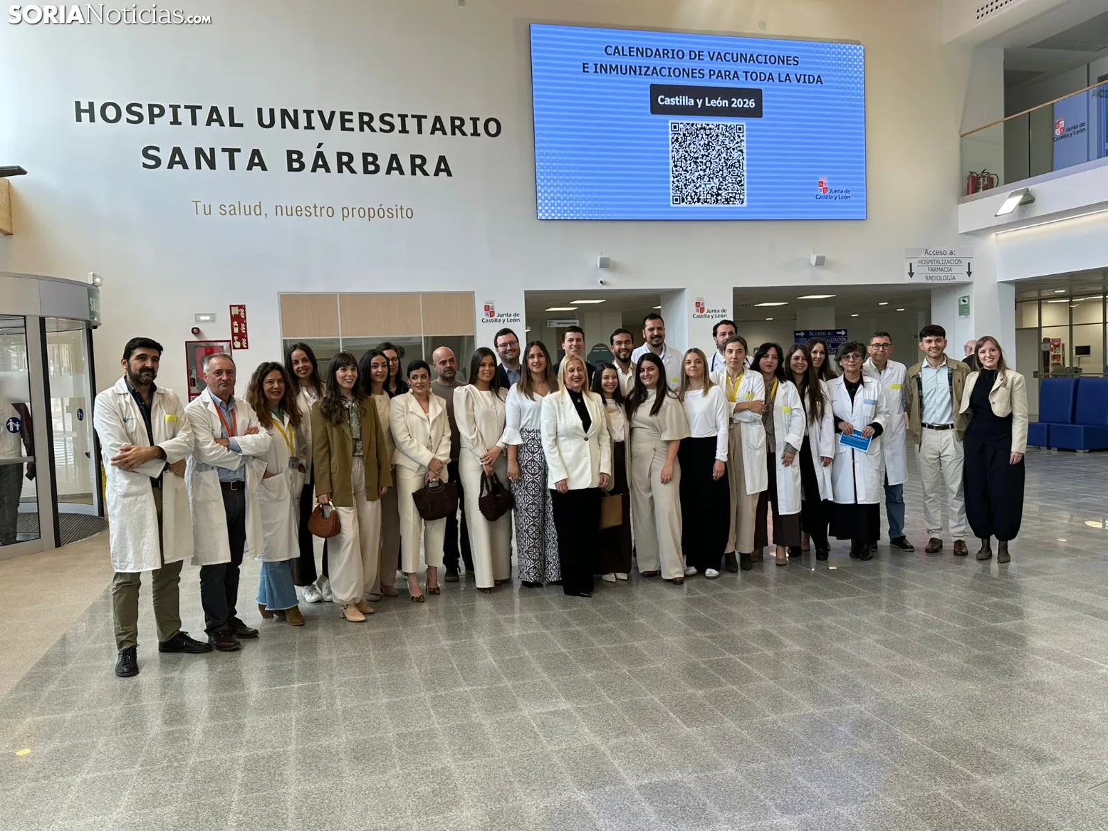 El Hospital Santa Bárbara despide a 17 residentes con el reto de retener el talento sanitario en Soria