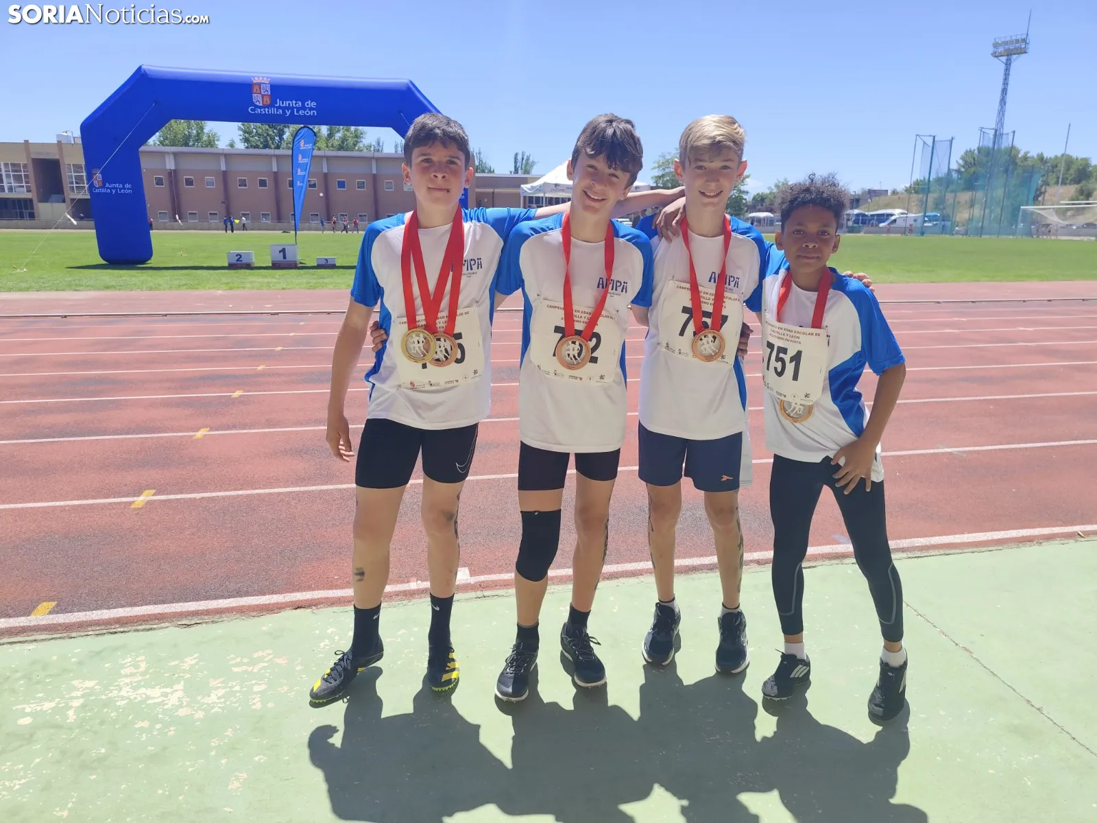 Foto 7 - El atletismo soriano brilla en el Campeonato de Castilla y Le&oacute;n en Edad Escolar