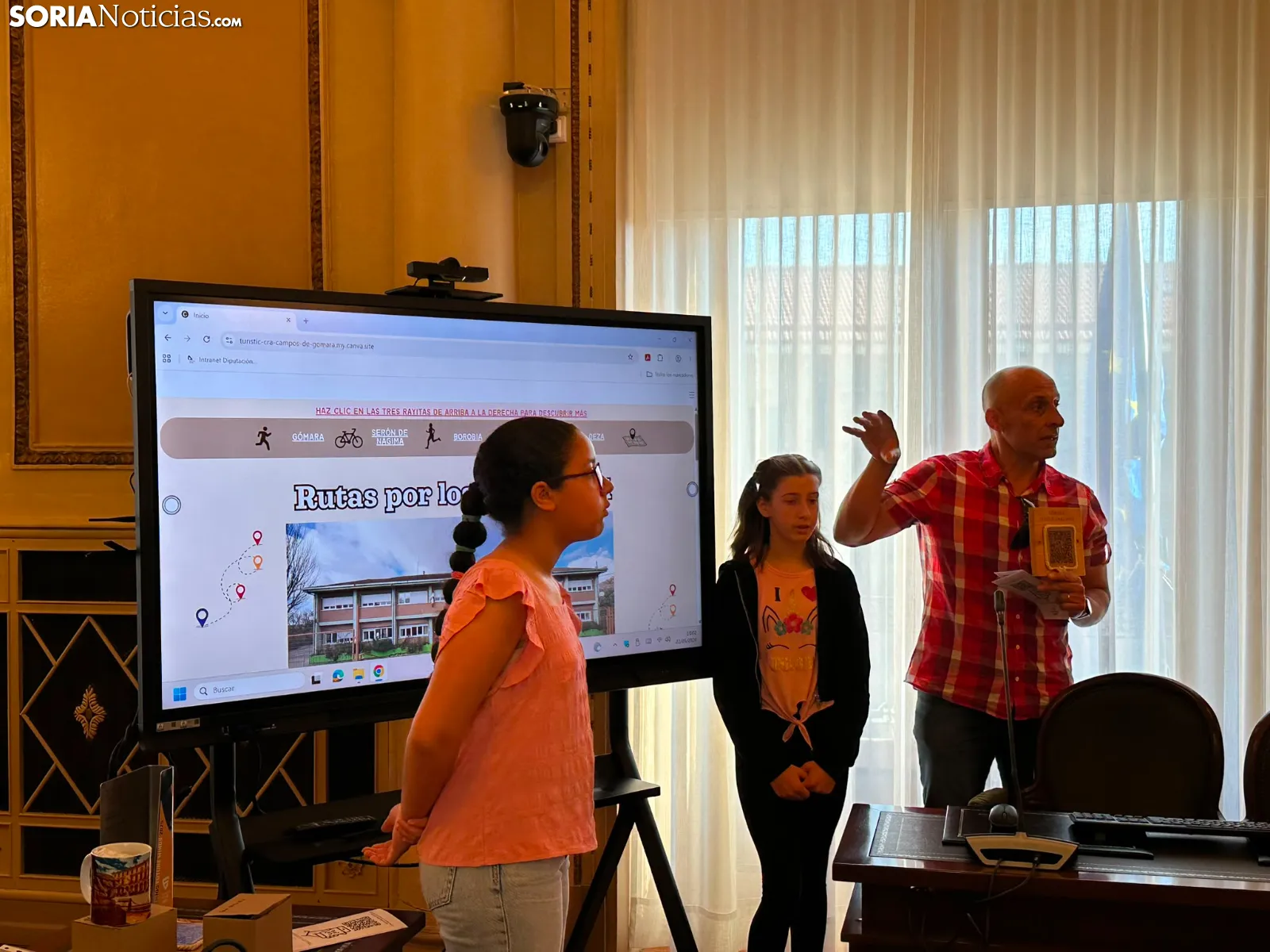 Foto 8 - Los informadores tur&iacute;sticos m&aacute;s j&oacute;venes presentan en la Diputaci&oacute;n un innovador proyecto para Campos de G&oacute;mara