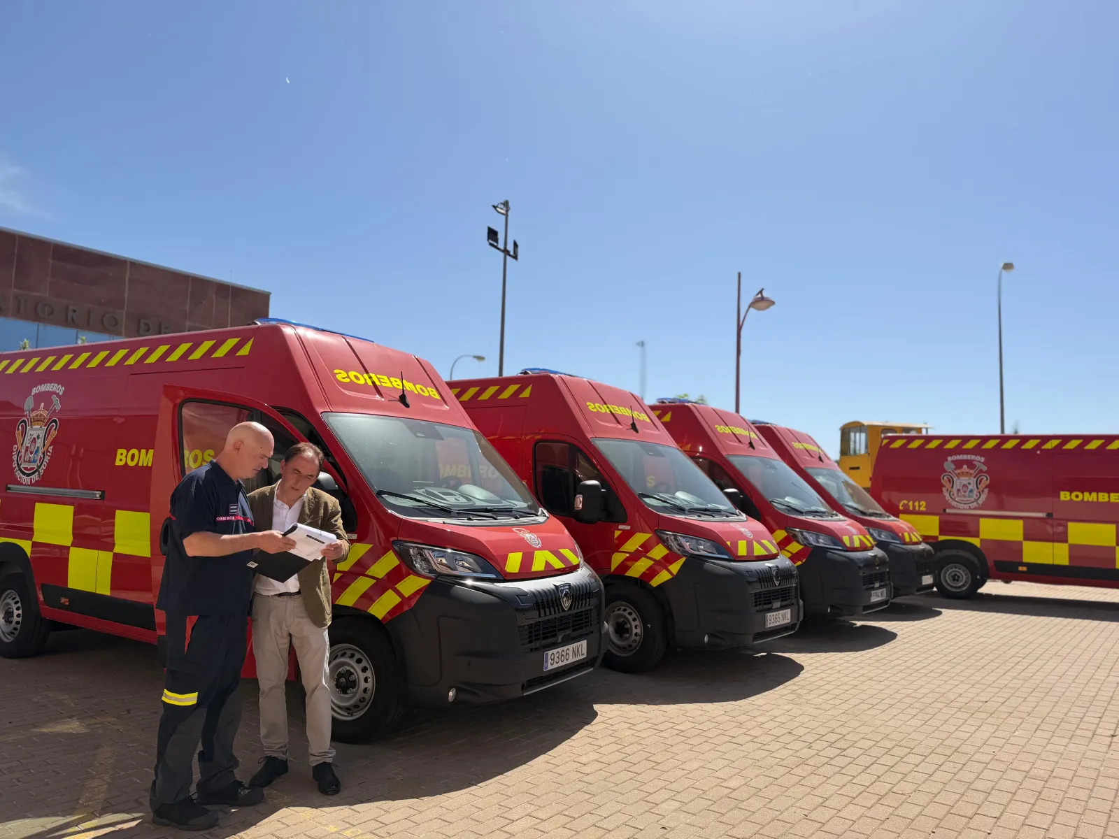 La Diputación de Soria suma cinco furgones de bomberos