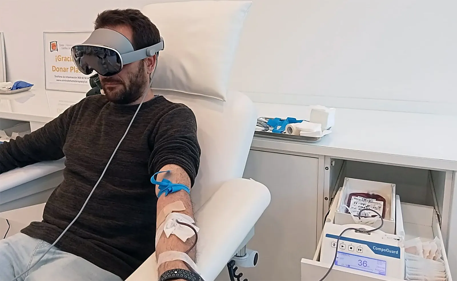 De un jardín zen al espacio: la nueva experiencia virtual para los donantes de sangre en Castilla y León