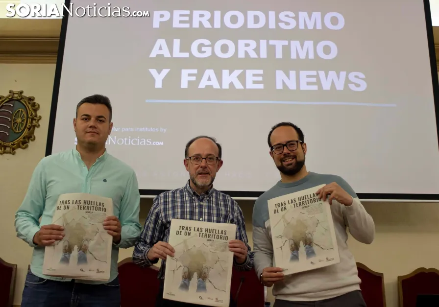 Foto 9 - Soria Noticias llega al IES Antonio Machado con una charla sobre periodismo, algoritmo y fake news