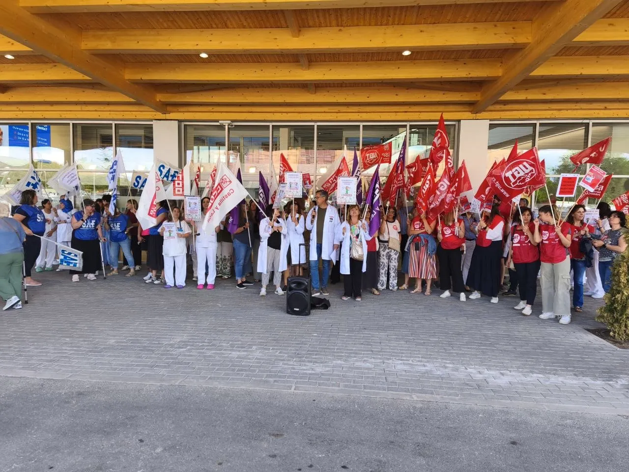 Huelga de técnicos sanitarios en el Hospital Santa Bárbara de Soria