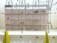 Algunos de los 189 dibujos expuestos en el museo Numantino. | SN
