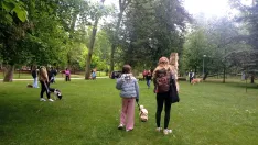 Foto 3 - La Arboleda sumar&aacute; un circuito canino de 800 metros cuadrados para mejorar la convivencia en Almaz&aacute;n