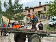 Pingada del Mayo en Espeja de San Marcelino
